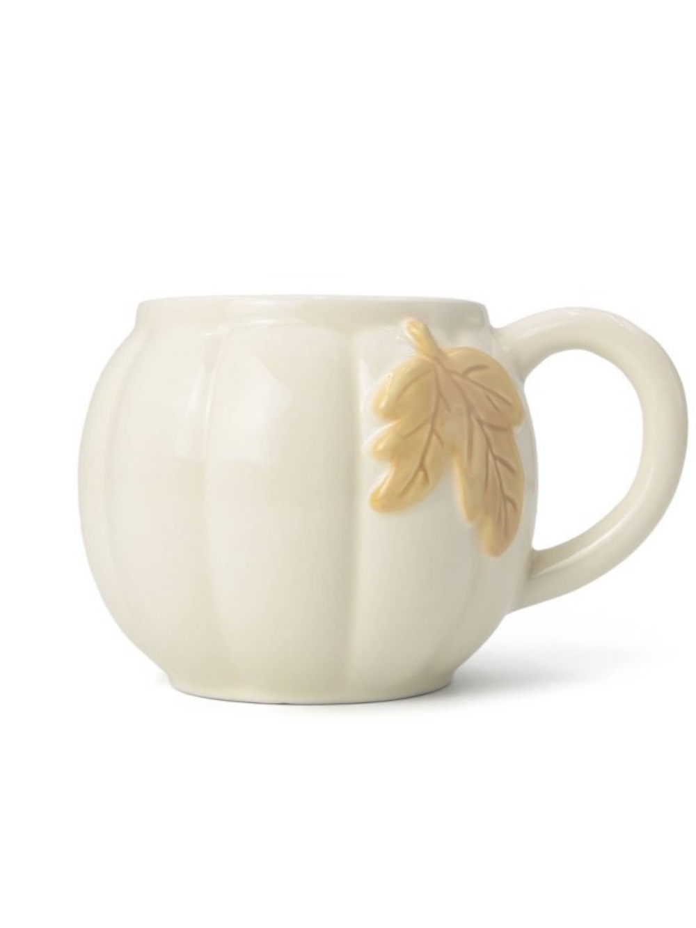 Sweet Pumpkin and fall leaf autumn mug